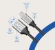 Kabel USB ZOY USB-A - USB-C 2 m czarny-srebrny (ZCAC2) 3