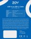 Kabel USB ZOY USB-A - USB-C 2 m czarny-srebrny (ZCAC2) 5