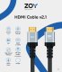 Kabel ZOY HDMI - HDMI 3m czarny (ZCH3) 4