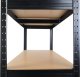 Funfit Regał metalowy magazynowy 180x90x40 cm czarny 3