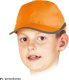 Reis CZFLUO-KIDS - Czapka z daszkiem w kolorze fluorescencyjnym dla dzieci - pomarańczowy S 3