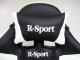 Fotel R-Sport Fotel Gamingowy K4 BIAŁO-CZARNY z podnóżkiem+masażer 7
