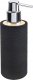 Dozownik do mydła AWD Interior Dozownik łazienkowy do mydła w płynie 300 ml czarny elegancki 1