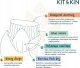 Kit and Kin , Pieluchomajtki Nappy Pants 8 YP2 (19kg+), Frog/Llama, 14 szt. 4