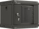 Lanberg ML SZAFA INSTALACYJNA RACK WISZĄCA 10" 6U 300X300 CZARNA DRZWI PRZESZKLONE (FLAT PACK) 1