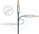 Choetech Kabel Choetech AUX002 mini jack 3.5mm (męski) / mini jack 3.5mm (męski) 1.2m - czarny 8