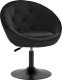 Activeshop 4Rico fotel obrotowy QS-BL12B aksamit czarny 1
