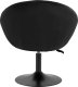 Activeshop 4Rico fotel obrotowy QS-BL12B aksamit czarny 4