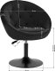 Activeshop 4Rico fotel obrotowy QS-BL12B aksamit czarny 9