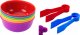 LeanToys Zestaw Sorter Edukacyjny Nauka Kolorów Liczenia Dinozaury 48 El 3