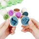 LeanToys Edukacyjny Zestaw Jajek Sorter Dinozaury Układanka 12 Sztuk 1