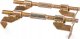 Forcekraft Ściągacz sprężyn dwuramienny 230mm 5