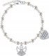 Radziszewska Jewellery Bransoletka na KOMUNIĘ Aniołek Serce z GRAWEREM SREBRO 925 Perły Kryształy 2