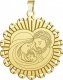 Radziszewska Jewellery Złoty Medalik na KOMUNIĘ Święta Rodzina Prezent SREBRO 925 Komunia Chrzest 2