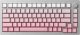 Klawiatura Akko AKKO MonsGeek  M1W SP Pink&White Gaming-Tastatur, Wireless, RGB, V3 Piano Pro Switch - silber, ANSI (US) 10