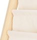 Springos Regał na książki dla dzieci, 80 cm organizer 5 półek, drewniany UNIWERSALNY 7