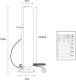 Lampa stołowa Zumaline Lampa stołowa dekoracyjna LED 5W TORP RGB 87308 Zuma Line 6