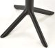 Halmar Stolik ogrodowy CALVO 60x60 czarny z tworzywa PVC HALMAR 4