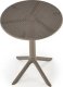 Halmar Stolik ogrodowy CALVO 60x60 khaki z tworzywa PVC HALMAR 2