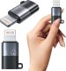 Adapter USB Mozos ASM-6 USB-C - Lightning Czarny  (ASM-6) 1