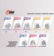 AMiO Łańcuchy śniegowe tekstylne Isse Easy Sock rozmiar L EN16662-1-2020 ONORM 5121- 2021 2 szt. 5