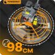 Powermat ZACIERACZKA SPALINOWA DO BETONU 100CM 7KM + TALERZ DO ZACIERANIA POWERMAT 13
