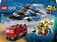 LEGO City Zestaw z helikopterem, wozem strażackim i łodzią podwodną (60462) 1