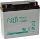 Lestar Akumuliatorius (AGM) SSB SBL 18Ah 12V F3 VRLA (pakuotėje 2) 6