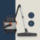 ZEEGMA ZE-ZONDER PRO COMPACT Industrial vacuum cleaner with dry and wet function 1000W 25