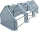 KFZ Stahlrad STEEL HOUSE ALIUM 76X38.5X98.5CM GC 1