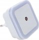 Lampka wtykowa do gniazdka VERGIONIC Kontaktowa lampka nocna LED 6,5x6,5cm 220V z czujnikiem zmierzchu 8
