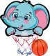 Eddy Toys TABLICA DO KOSZYKÓWKI 40x30CM Z PIŁKĄ ELEPHANT 1