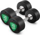 UpForm Zestaw hantli stałych poliuretanowych 1-10kg (skok co 1 kg) 110 kg -UpForm 12