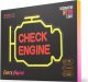 Dekoracja świąteczna ATL Neon PLEXI LED CHECK ENGINE yellow red NNE21 Neolia 1