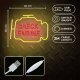 Dekoracja świąteczna ATL Neon PLEXI LED CHECK ENGINE yellow red NNE21 Neolia 4