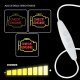 Dekoracja świąteczna ATL Neon PLEXI LED CHECK ENGINE yellow red NNE21 Neolia 5