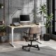 Biurko SENSE7 NOJO LIGHT Jasnobrązowo-Białe 140 cmx70 cm 9