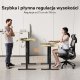 Biurko SENSE7 NOJO LIGHT Jasnobrązowo-Czarne 120 cmx60 cm 2