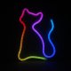 Neon dekoracyjny LED RGB KOT + pilot FLRN03 Forever Light 4