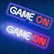 Neon dekoracyjny LED Plexi GAME ON multikolor FPNE23 Forever Light 9