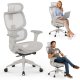 Krzesło biurowe SENSE7 NOBU light gray 11