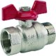 Arco Zawór kulowy z filtrem 1/2GW-GW motylek SENA VA30 1