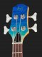 FLIGHT Flight Mini Bass Gitara Elektryczna Minibas Solid Body Transparent Blue 2