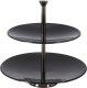 Excellent Houseware Metalowa patera 2-piętrowa 2