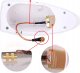 CB Antena CGAuto ANTENA SAMOCHODOWA FM NA DACH AUTA SAMOCHODU SHARK PŁETWA SREBRNA AK322B 2