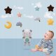 EURObaby KARUZELA Z PLUSZAKAMI BIAŁA TOY-10 2
