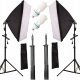 Zestaw studyjny Massa ZESTAW 2x SOFTBOX 50x70 + STATYW DOUBLE SHOX-003 1