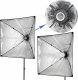 Zestaw studyjny Massa ZESTAW 2x SOFTBOX 50x70 + STATYW DOUBLE SHOX-003 12