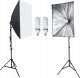 Zestaw studyjny Massa ZESTAW 2x SOFTBOX 50x70 + STATYW DOUBLE SHOX-003 13