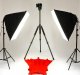 Zestaw studyjny Massa ZESTAW 2x SOFTBOX 50x70 + STATYW DOUBLE SHOX-003 2